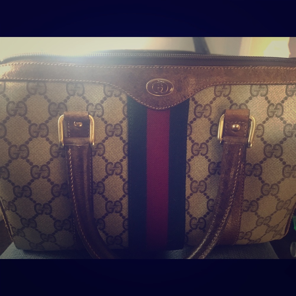 Vintage Gucci Boston Satchel